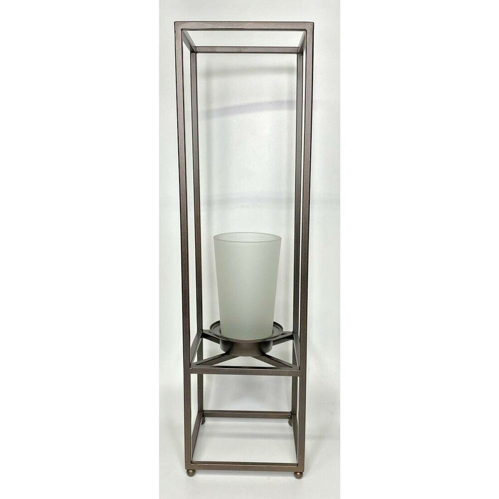 PartyLite Framework Pillar Candle Holder Tall Retired NIB P14C/P91165T